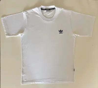 Polera blanca Adidas - miniatura 1