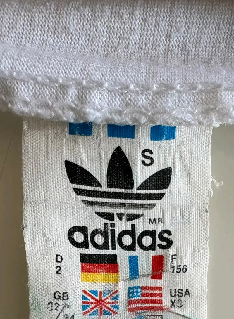 Polera blanca Adidas - 4