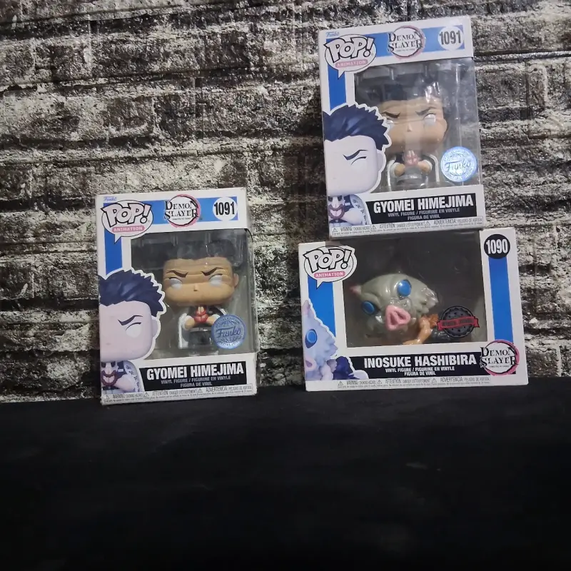 Figuras Funko Pop Demon Slayer Gyomei e Inosuke - 2