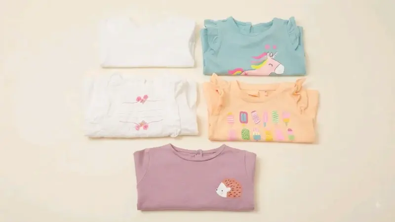 Lote de ropa para bebé niña con vestidos y gorros - 2