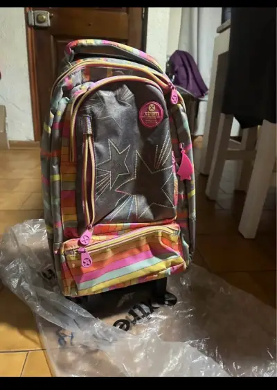 Mochila escolar Xtrem con ruedas multicolor - miniatura 1