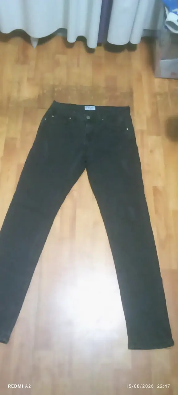 Jeans negros Bearcliff skinny para hombre - 1