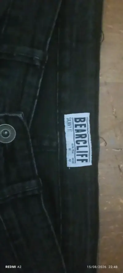 Jeans negros Bearcliff skinny  para hombre - miniatura 2