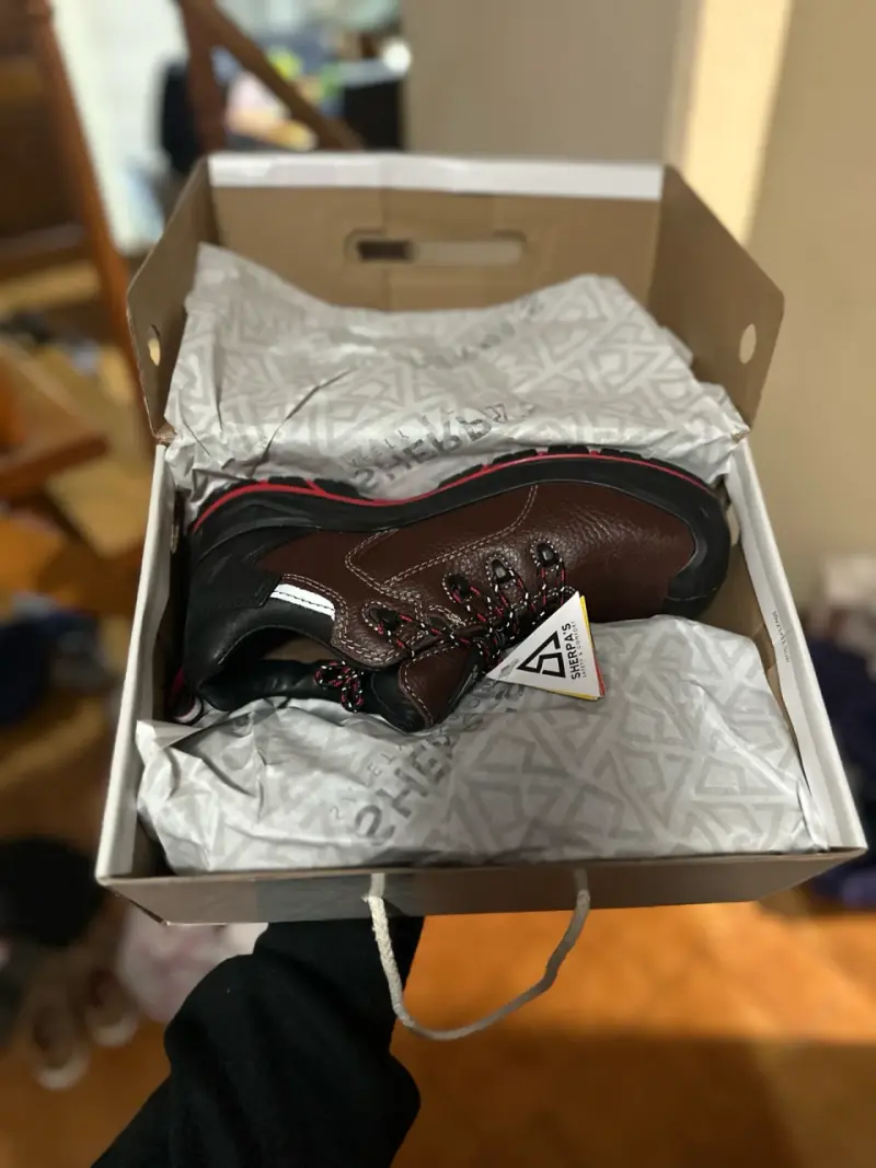 Botas de seguridad Sherpa's marrones para hombre