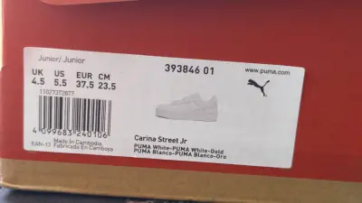 Zapatillas Puma Carina Street Jr Blancas para Niños - miniatura 1