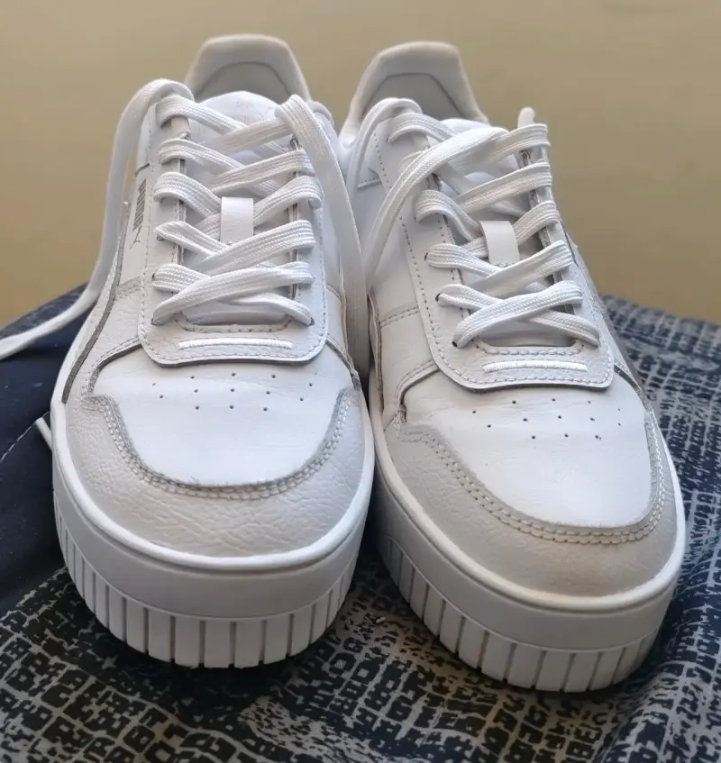 Zapatillas Puma Carina Street Jr Blancas para Niños - 4