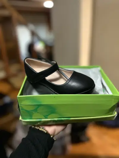 Zapatos de niña negros de cueca - miniatura 2