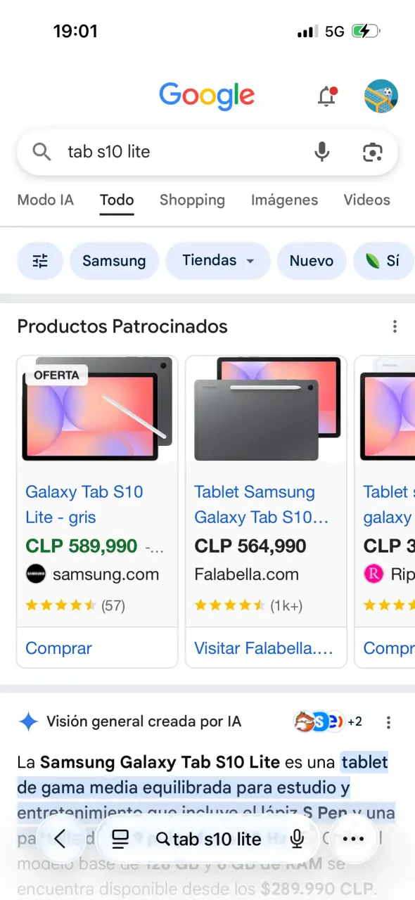 Tablet Samsung Galaxy Tab S10 Lite rosa - 2