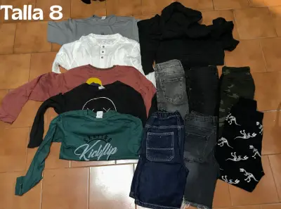 Lote de ropa infantil variada tallas 8, 10 y 12 - miniatura 1