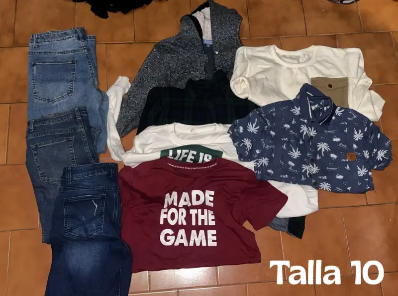 Lote de ropa infantil variada tallas 8, 10 y 12 - 2