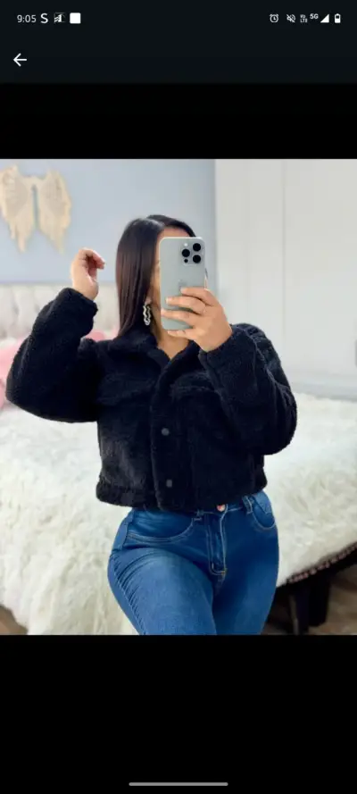 Chaqueta de peluche para mujer en varios colores - miniatura 1