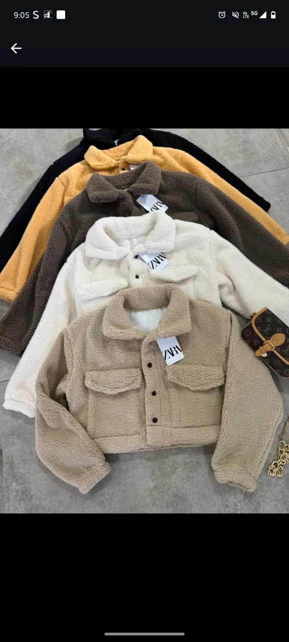 Chaqueta de peluche para mujer en varios colores - 4