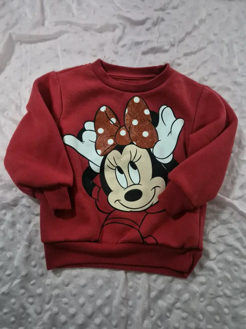 Polerón infantil Minnie Mouse rojo - 1