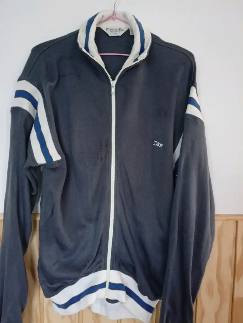 Chaqueta deportiva Dior azul con rayas - 2