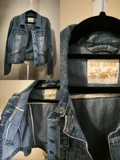 Chaqueta de mezclilla para mujer Blu Girl - miniatura 1