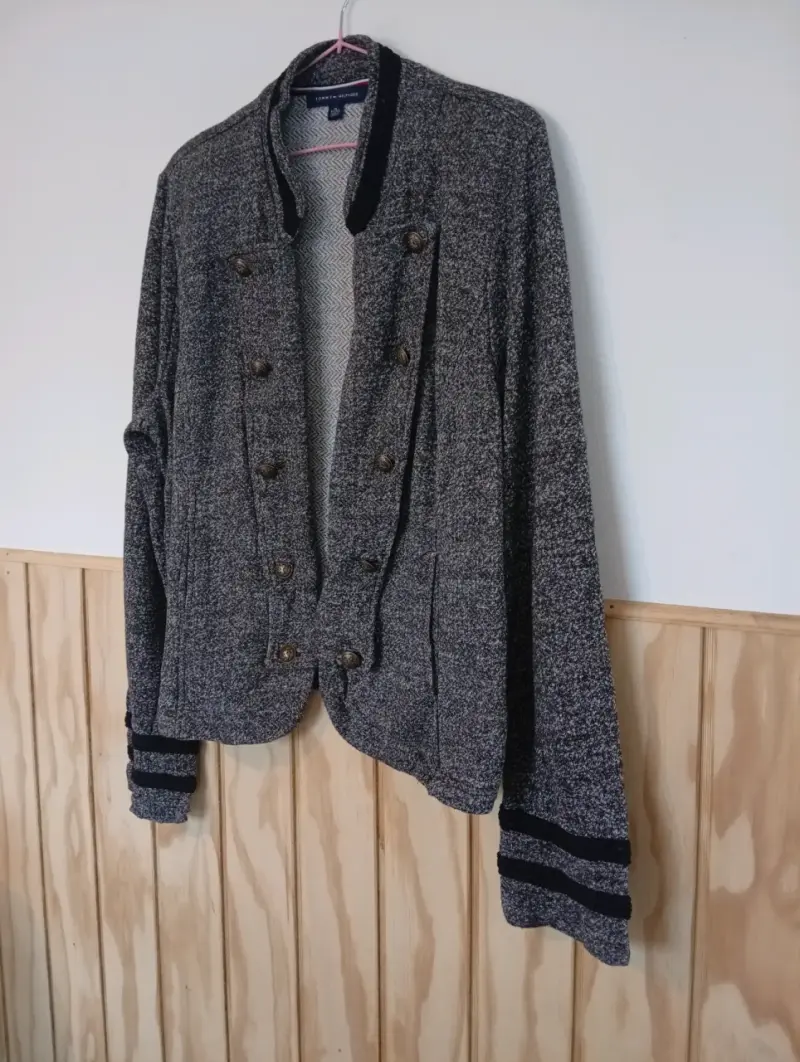 Chaqueta de lana gris Tommy Hilfiger - 2