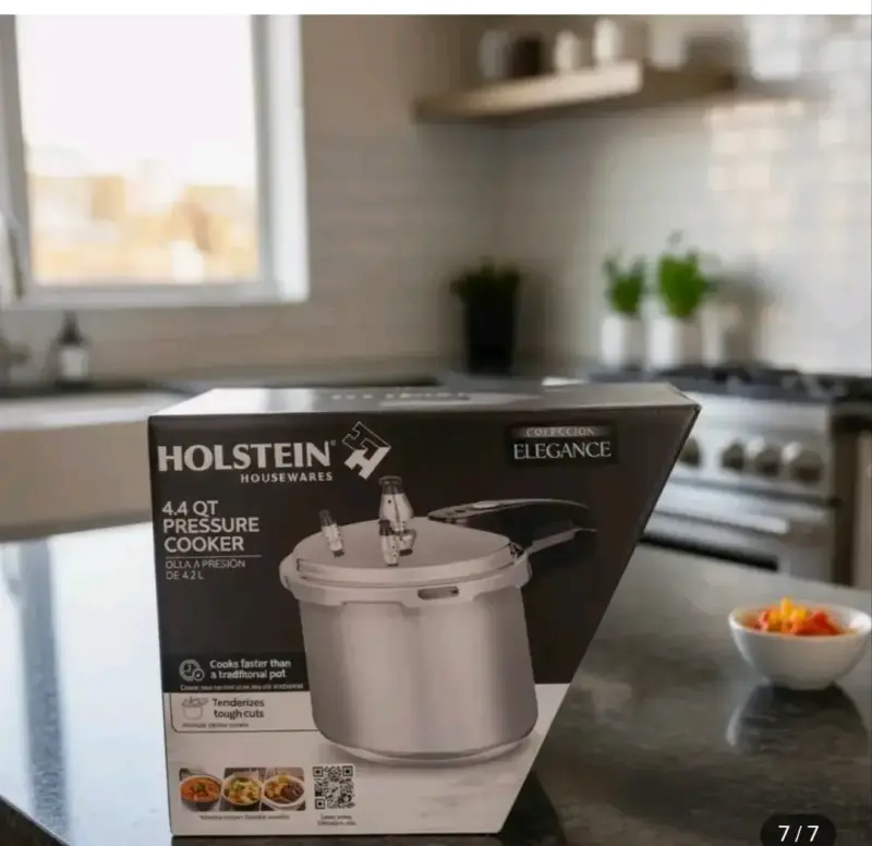 Olla a presión Holstein 4.4 QT acero inoxidable