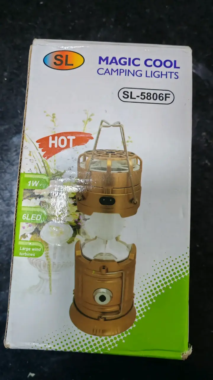 Lámpara de Camping SL con Ventilador y LED - 1