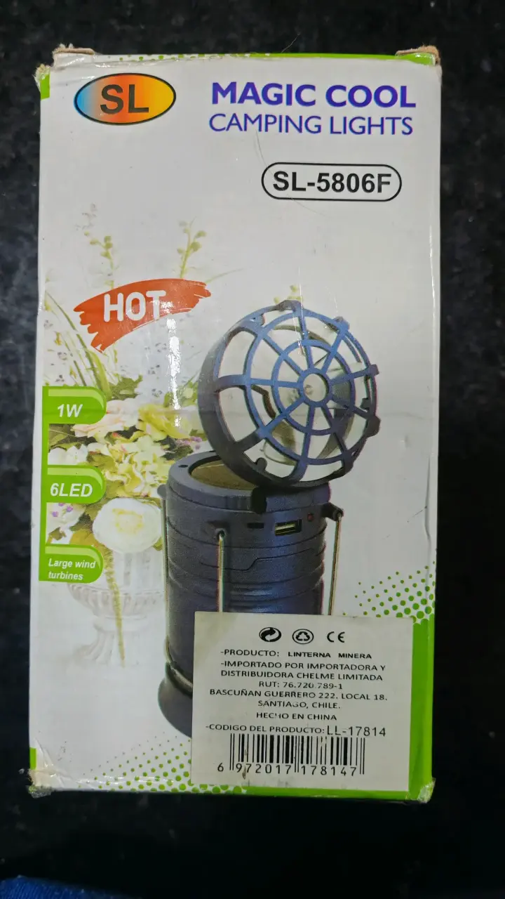 Lámpara de Camping SL con Ventilador y LED - 3