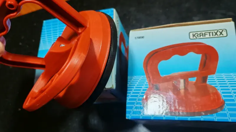 Ventosa de succión Kraftixx para vidrios - 1