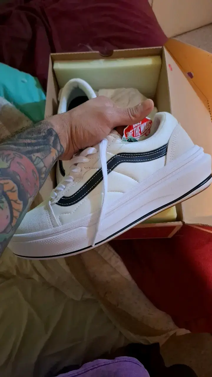 Zapatillas blancas Vans Old Skool Over - 2
