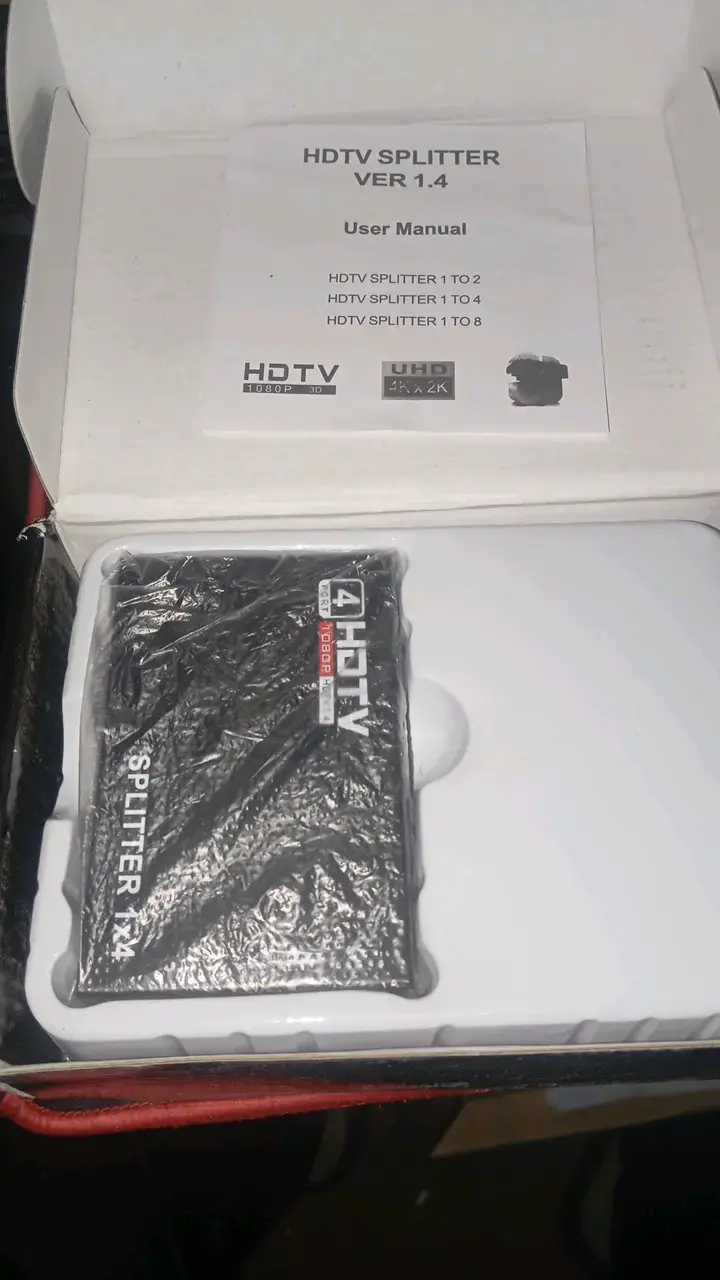 Splitter HDMI 1x4 HDTV 1080p 3D con Amplificador - 3