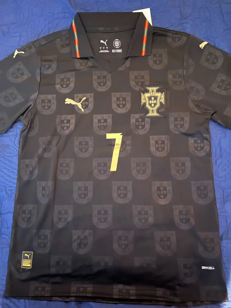 Camiseta Portugal Ronaldo 7 Negra Puma - 2