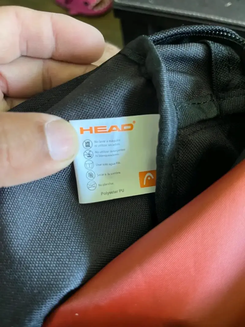 Banano deportiva negra y roja Head - 1