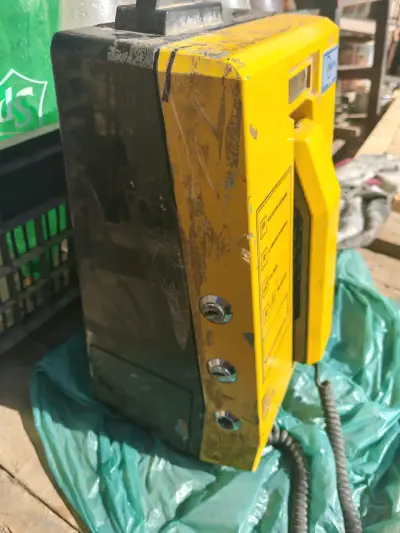 Teléfono público amarillo Proline vintage - miniatura 4