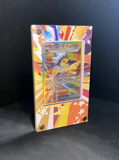 Carta Pokémon Jolteon EX holográfica enmarcada - miniatura 2