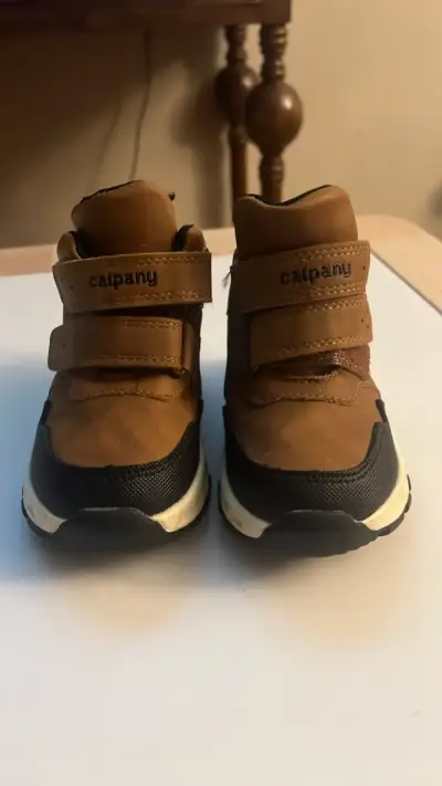Botines para niños Calpany marrones - miniatura 1