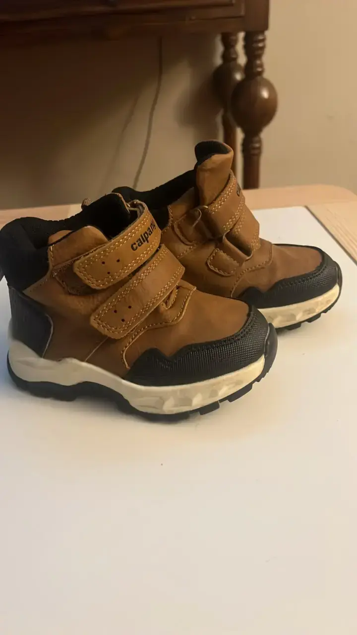 Botines para niños Calpany marrones - 2