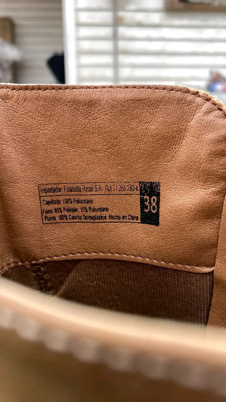 Botas largas de cuero sintético marrón - 6