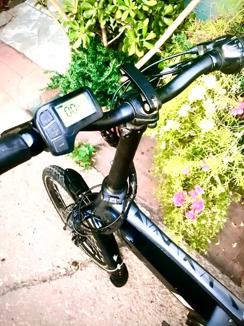 Bicicleta eléctrica plegable Oxford con canasto - 2