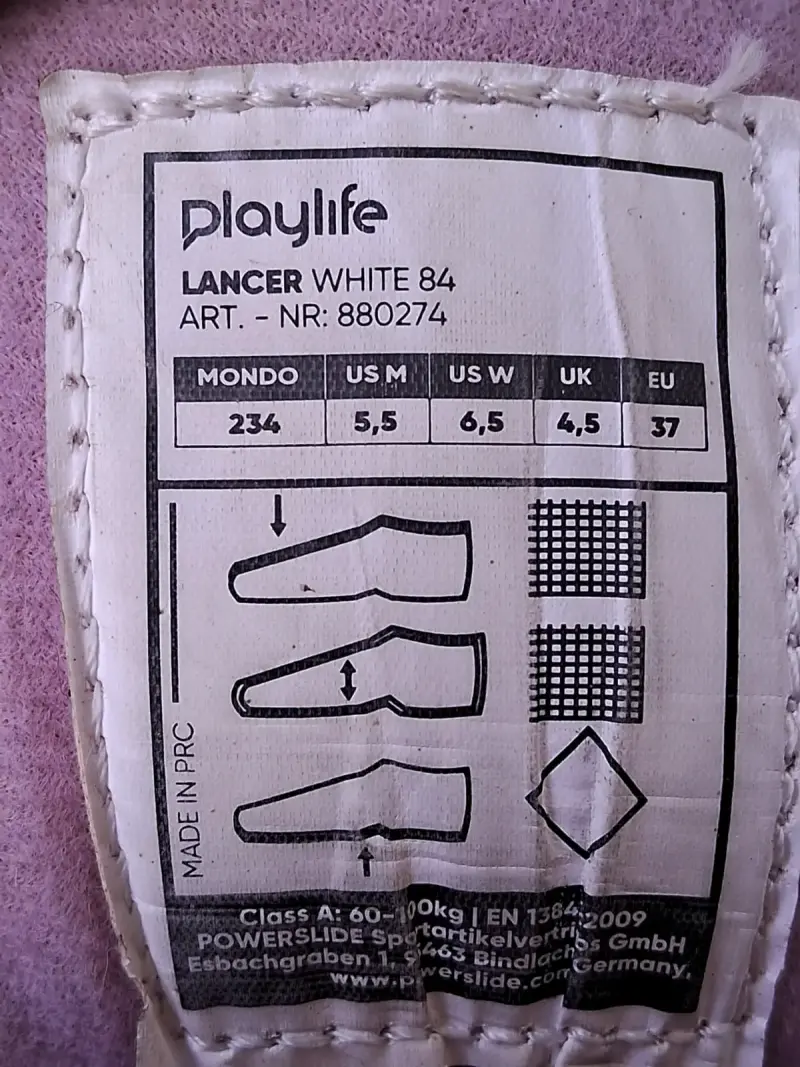 Patines en línea Playlife Lancer White 84 - 4