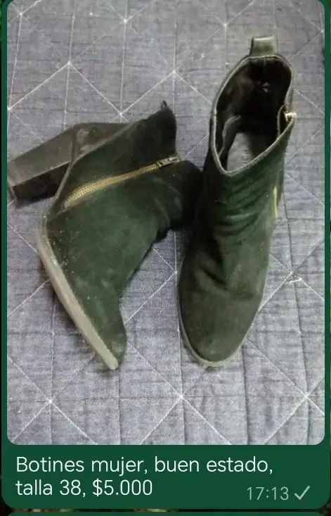 Botines de mujer negros talla 38 en buen estado