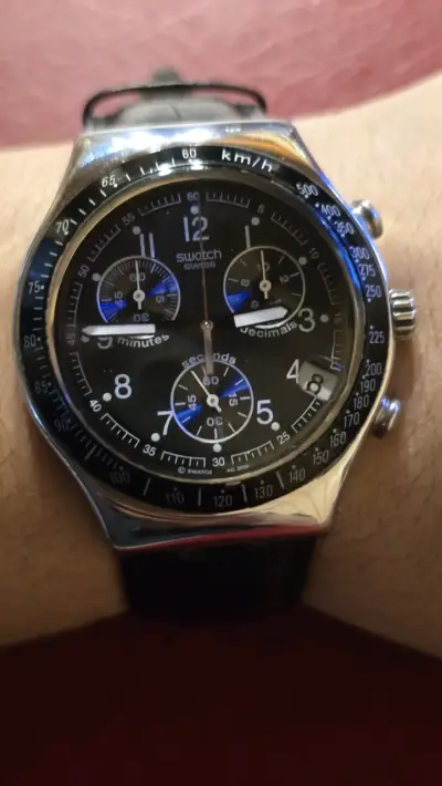 Reloj Swatch Cronógrafo Negro - miniatura 1