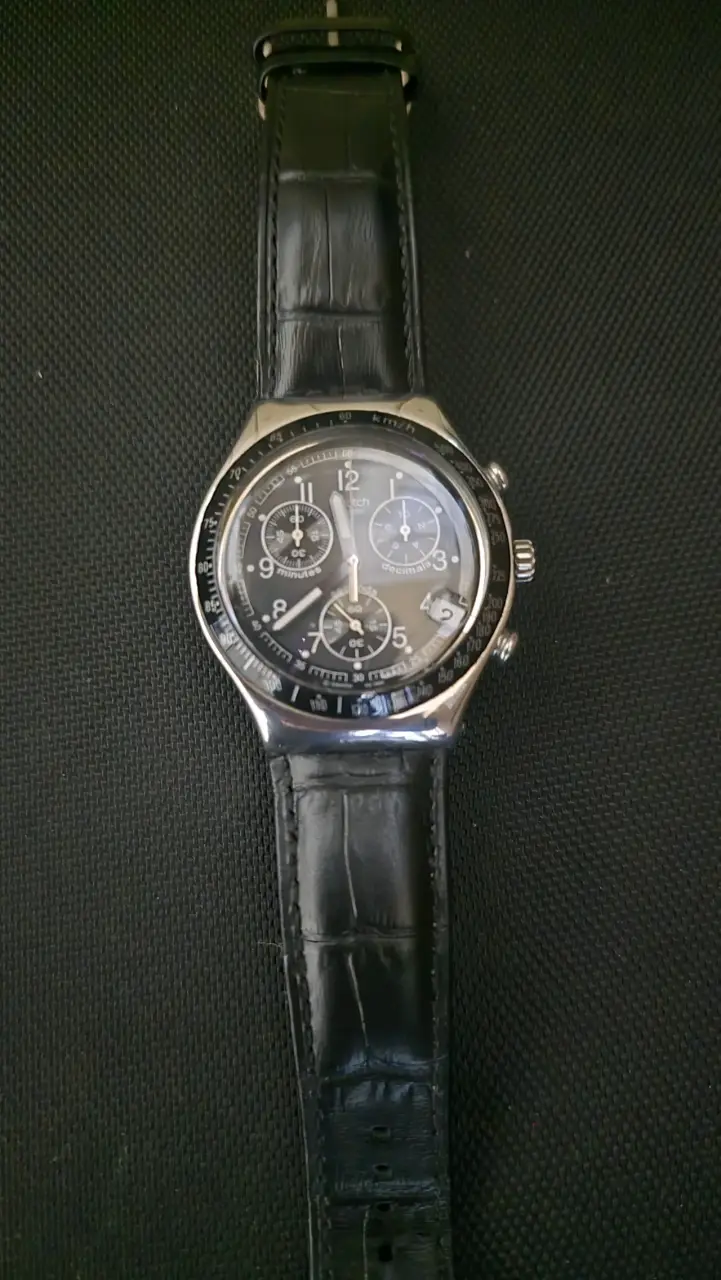 Reloj Swatch Cronógrafo Negro - 6