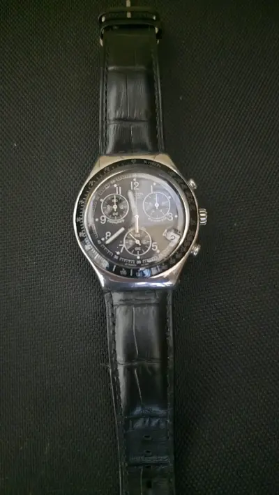 Reloj Swatch Cronógrafo Negro - miniatura 6