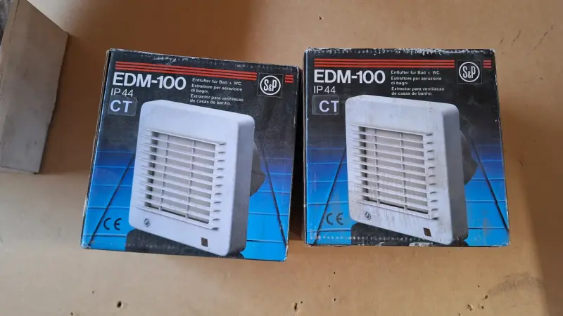 Extractor de Baño S&P EDM-100 Blanco