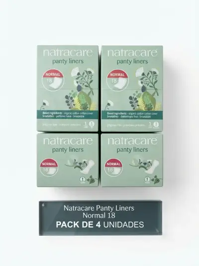 Pack 4 cajas, protectores orgánicos diarios Natrac - miniatura 1