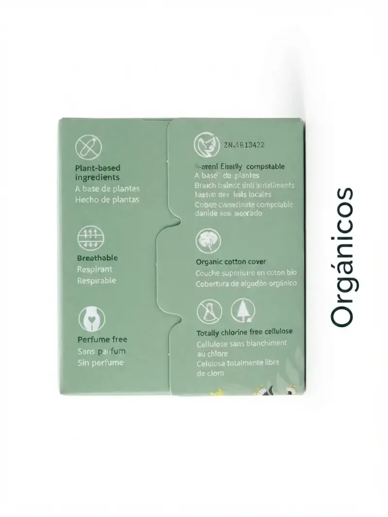 Pack 4 cajas, protectores orgánicos diarios Natrac - 2