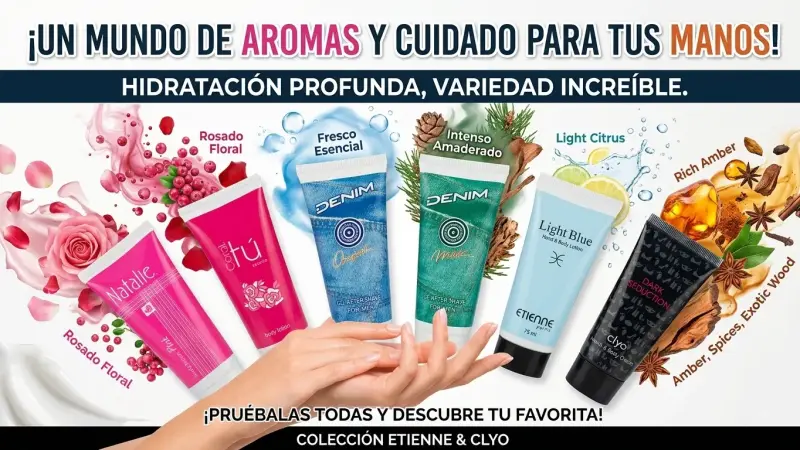 Set de 8 cremas corporales con aromas variados - 2