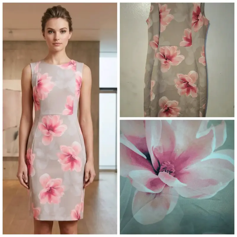 Vestido floral sin mangas elegante