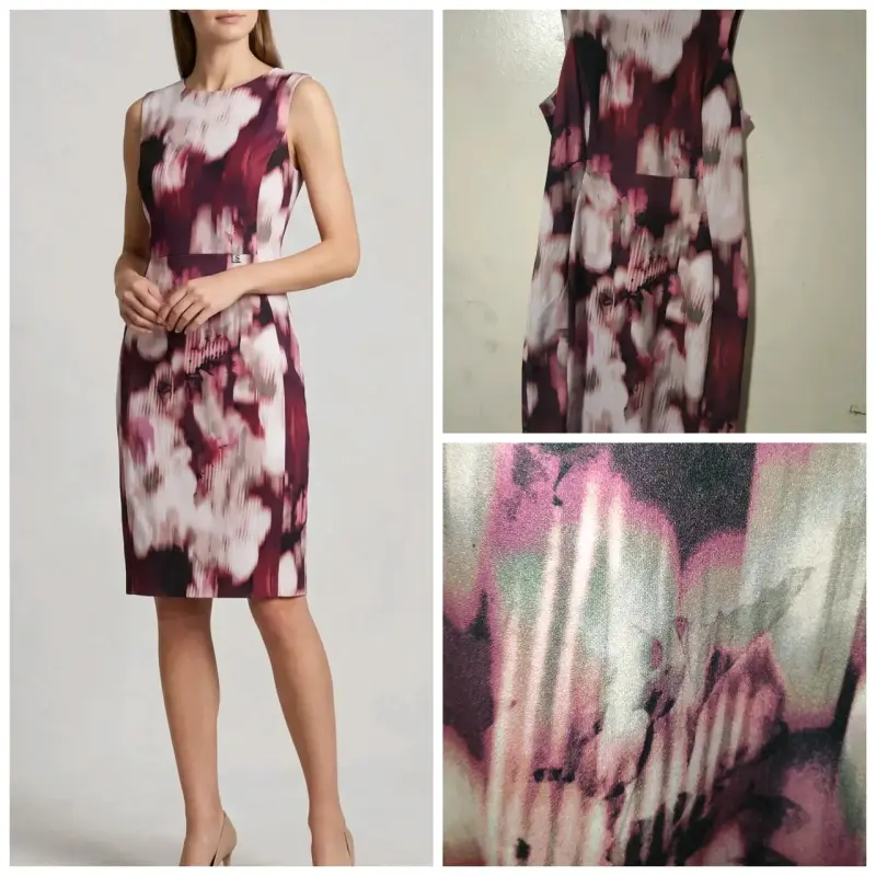 Vestido sin mangas con estampado floral