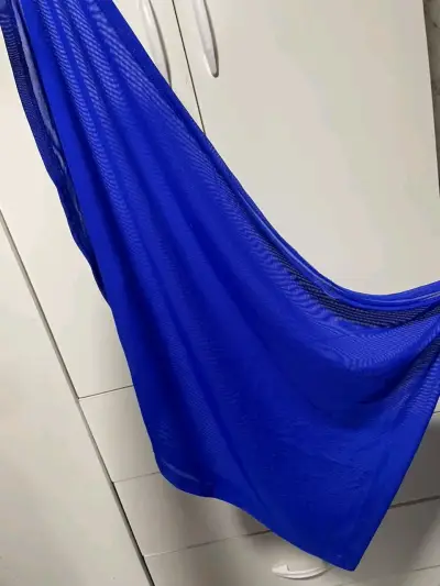 Bikini azul con detalles dorados talla XS - miniatura 5