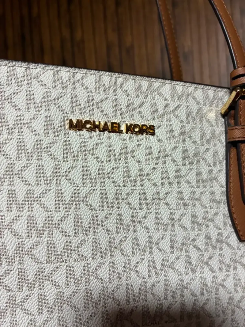 Bolso tote Michael Kors marrón y beige - 3