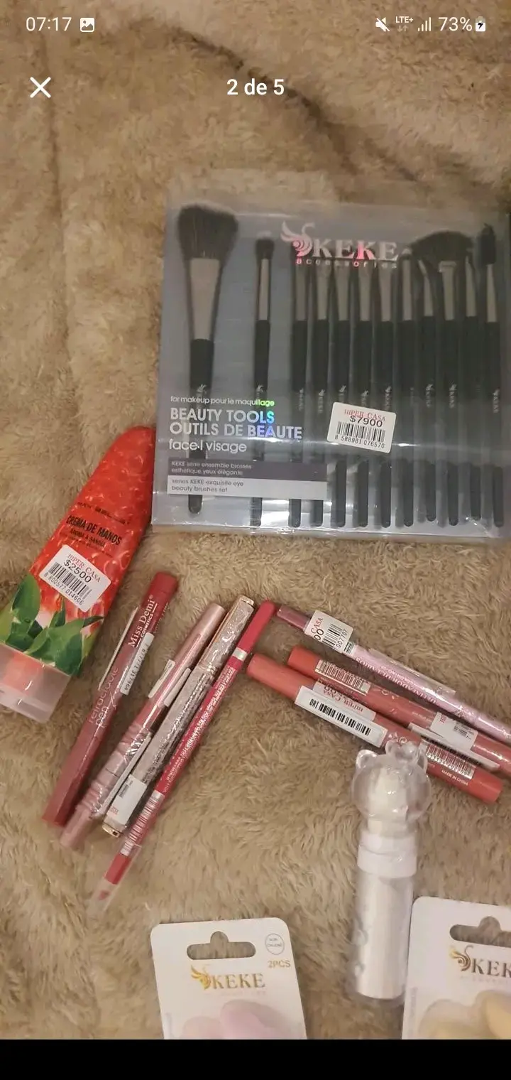 Set de Brochas de Maquillaje Keke con Estuche - 3