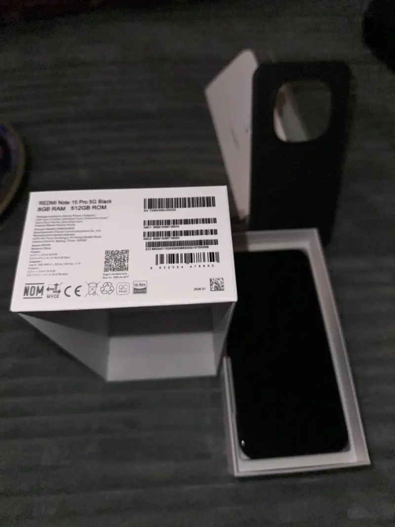 Smartphone Redmi Note 15 Pro 5G Negro 512GB - 1