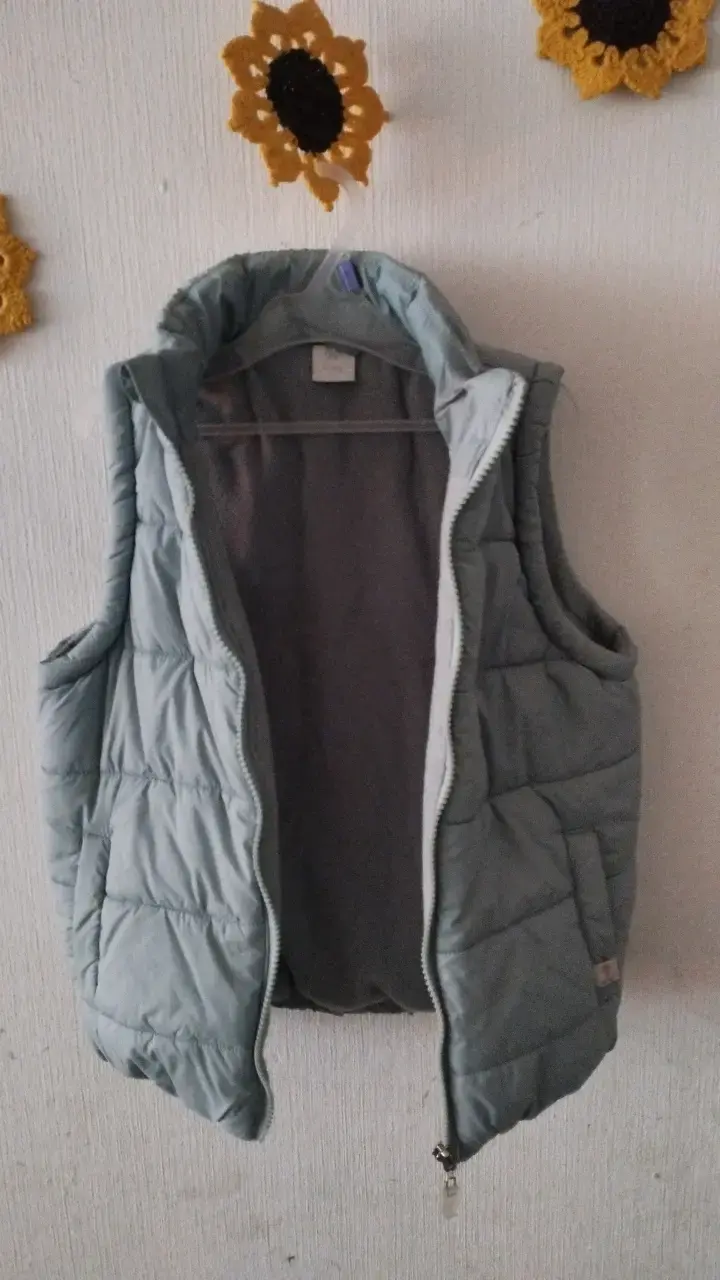 Chaleco acolchado gris para niña/o - 2